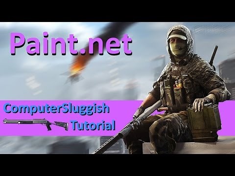 Paint.net Image Overlay Tutorial For Beginners Windows7 #1