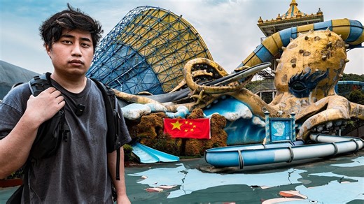 Abandoned Covid-19 Shutdown Water Park Resort in China $200,000,000
