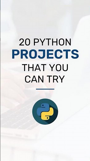 20 Python Project Ideas You Can Try - Beginner to Advanced 💻🔥 #coding #shorts