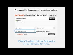 englisch übersetzer