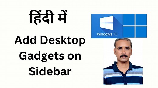 How to Add Desktop Gadgets on Windows 11, 10 or 8 Sidebar?