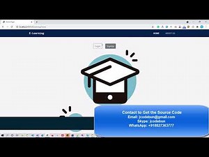 E Learning Project in Java using JSP, Servlet and MYSQL with source code