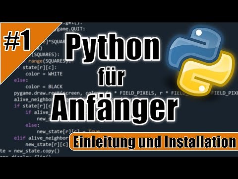 Python Tutorial for Beginners 1 | Introduction and Installation | German