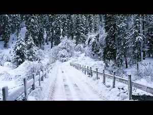 Snow Falling, Windows 7 Video Background, DreamScene (Adobe after effects)