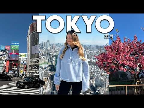 TOKYO JAPAN travel vlog 🇯🇵 best things to do, food spots, exploring Shibuya & cherry blossoms!