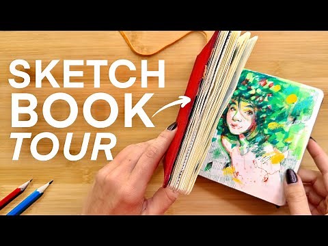 SKETCHBOOK TOUR! 100+ Drawings