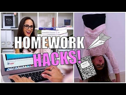 10 MUST-TRY HOMEWORK HACKS: How To Study Effectively!