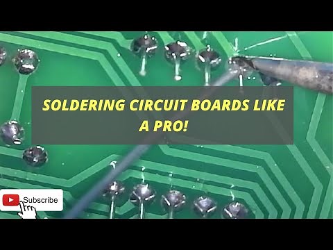 How to Solder Parts on a circuit board - PCB Soldering tips and tricks - Part 2