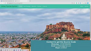 Travel and Tour Project in Java