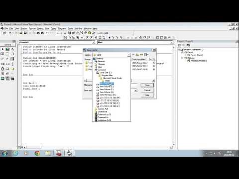 How to connect to the SQL Server Database using Visual Basic 6.0