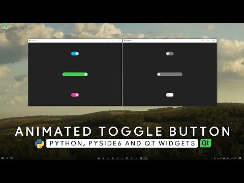 TUTORIAL - Animated Toggle Button - [ Python, PySide6, Qt Widgets ] - MODERN GUI - Custom Widget