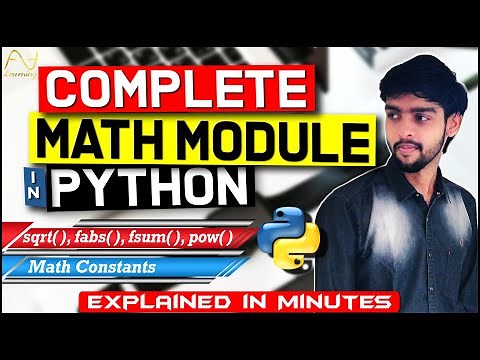 Math Module in Python | Explained in Minutes | ASA Learning