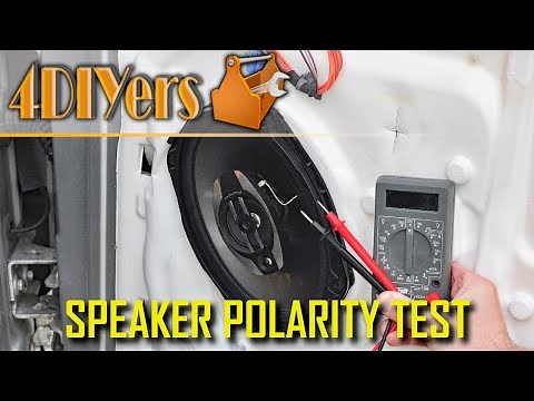How to Test the Polarity of a Speaker and Wiring
