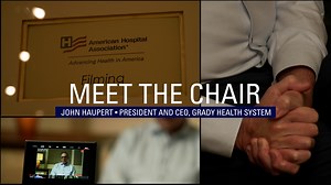 2023 AHA Board Chair John Haupert is president and CEO of Grady Health System, a public, academic health system serving metro Atlanta and Georgia. Haupert has served in multiple hospital leadership roles, including at Parkland Health and Hospital System and Methodist Health System, both in Texas. Watch the video to learn more about Haupert’s background and education, key priorities as AHA chair and message to the field. | American Hospital Association