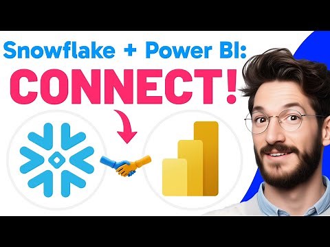 How to CONNECT SNOWFLAKE to POWER BI (Step by Step)