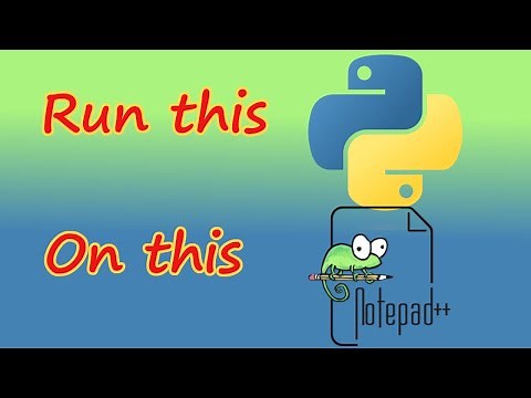 How to run python from Notepad++