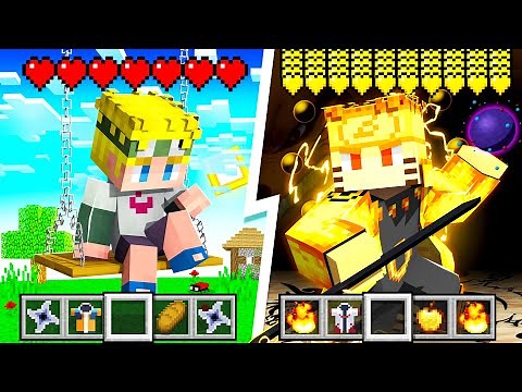 Upgrading NARUTO to GOD NARUTO in Minecraft