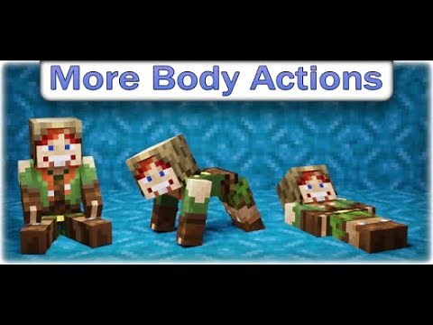 More Body Actions Addon/Mod Mcpe 1.20