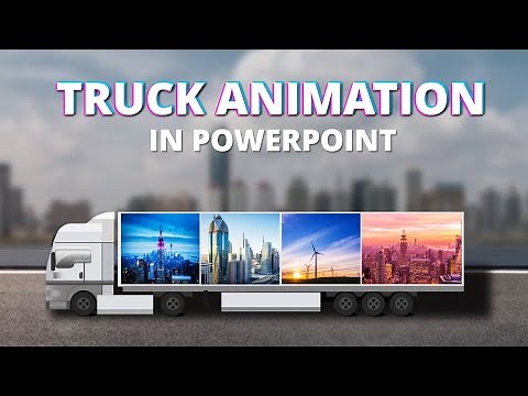 Truck animation in PowerPoint