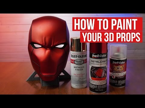 Finishing 3D Prints: How to Paint 3D Printed Parts
