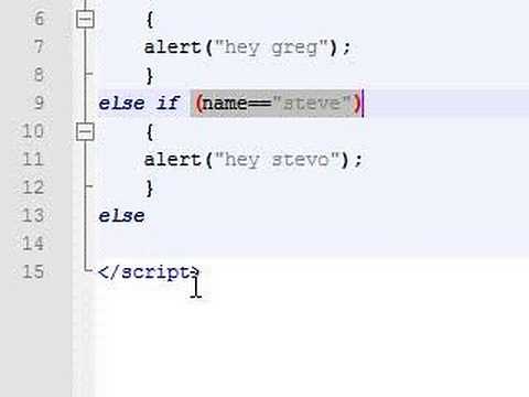 Javascript Tutorial - 10 - If Else If Else Statement