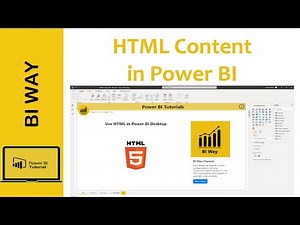 HTML in Power BI