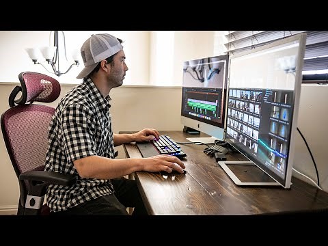 How to Build an Epic Work Desk for Under $75 | Custom All Wood Desktop