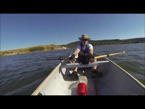 DIY Canoe rowing rig