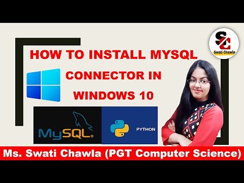 How to install mysql connector in Windows 10? | Interface Python with MYSQL Class 12