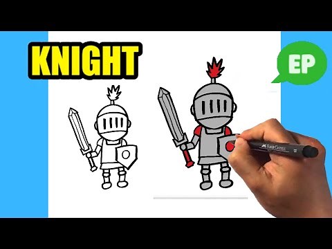 How to Draw a Knight - Easy Pictures to Draw
