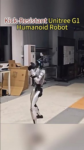 Kick Resistant Unitree G1 Humanoid Robot #robot