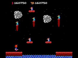 NES Game: Balloon Fight (1984 Nintendo)