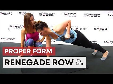 How to do Renegade Rows (Core & Back Strength) | Proper Form Renegade Row Exercise Tutorial