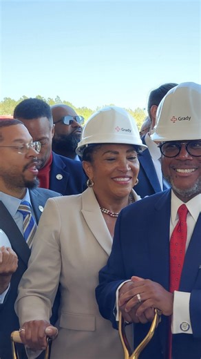 Grady Health System breaks ground on a new free standing emergency center. The site is in Union City off Campbellton Fairburn Road. The new facility, slated to open fall 2026, is in an effort to ensure that emergency medical services are available for residents in South metro Atlanta. #v103atlanta #v103inthecommunity #gradyhealth #gradyhospital | V-103 The People's Station