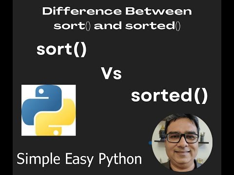 Difference between Python sort and sorted