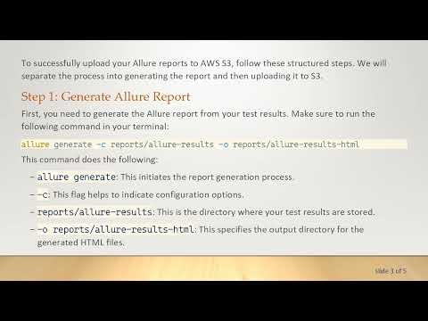 How to Upload Allure Report Results to AWS S3 with Ruby and Appium