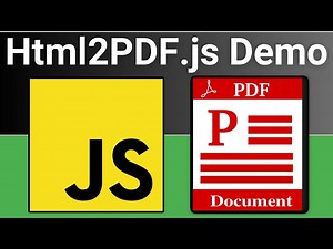 Javascript Html2PDF.js Library Example to Create Dynamic PDF From Text in Browser