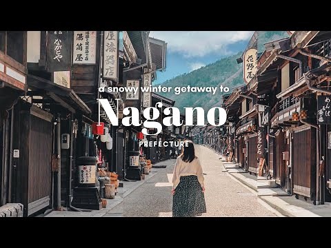Snowy Winter trip to Nagano| Narai-juku, Howls Moving Castle cafe, Snow monkey| JAPAN TRAVEL VLOG
