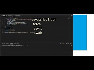 Javascript Blob for image source