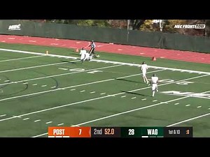 Highlights: Wagner Football vs. Post University