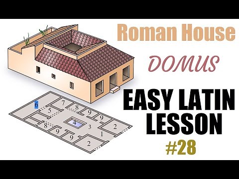 Easy Latin Lesson #28 | Domus - Roman Home | Easy Latin Lessons for Beginners - Latin 101