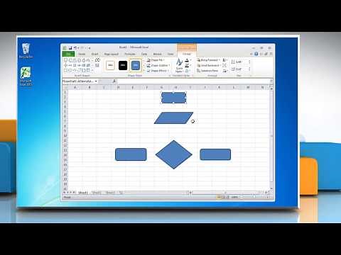 How to Make a FlowChart in Excel 2010