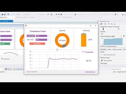 GUI for Arduino Projects using Visual Studio - Windows Form App