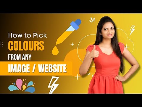 How To Pick Colors From Website / Image | Color Picker From An Image | Digital 2 Design