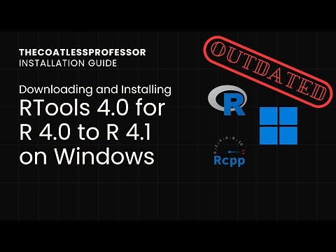 Downloading and Installing RTools 4.0 for Windows R 4.0.0 to R 4.1.3 (Out of Date!)