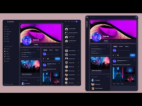 Fully Responsive Social Media Website Design Using Only HTML & CSS | Source Code In Description