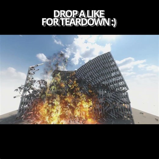 PLaNE RiPs THrouGH BuiLDinG ✈️ TeaRDowN