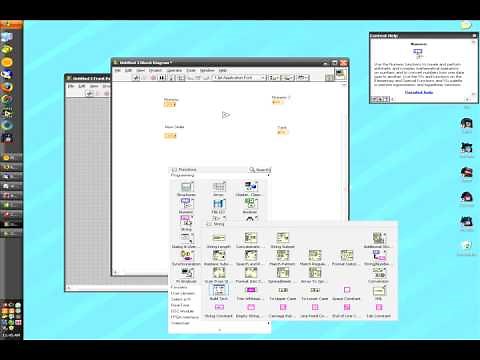 LabVIEW Tutorial 1 - Getting Started