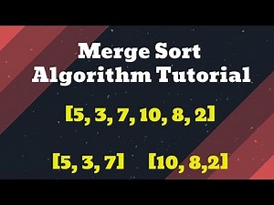 Javascript Merge Sort Algorithm [Tutorial]