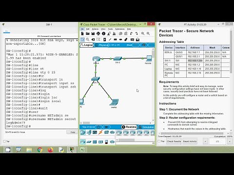 16.5.1 Packet Tracer - Secure Network Devices